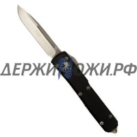 Нож Ultratech S/E Contoured Satin Drop Point Elmax Blade Microtech складной автоматический MT_121-4CC 